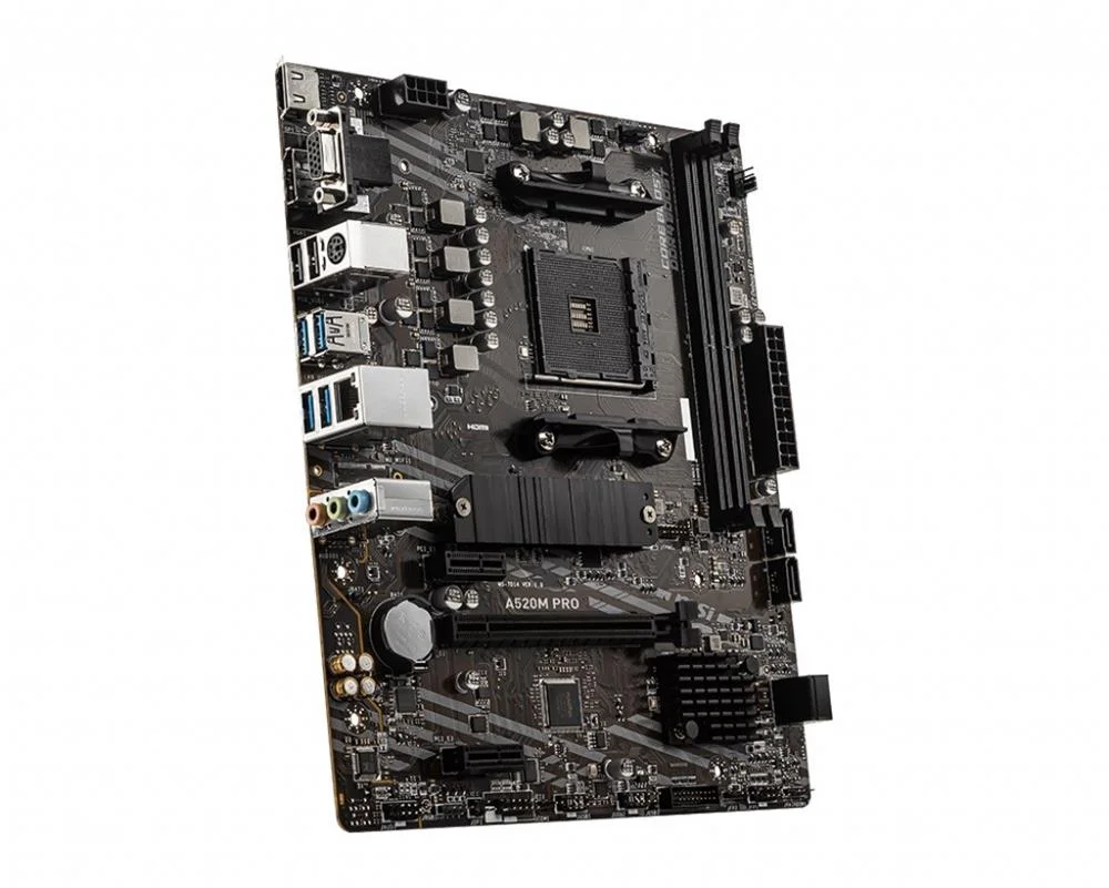 Motherboard Msi A520m Pro Amd Am4 A520 2ddr4 Usb 3.2