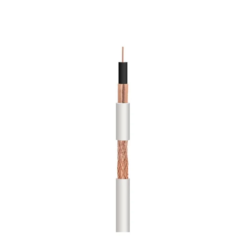 Cabo Coaxial De Antena Branco 100m