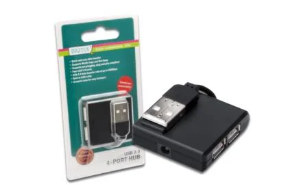 Hub Digitus Usb 2.0 4x Usb A/F 1x Usb B Mini/M