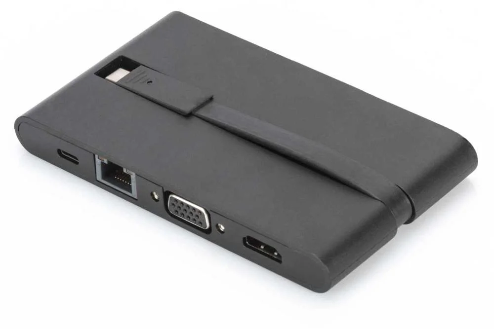 Digitus Dockingstation Usb3.0/C  9xbu Universal Travel Sw