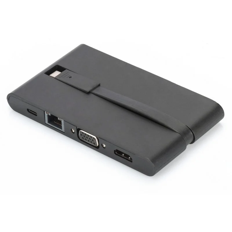 Digitus Dockingstation Usb3.0/C  9xbu Universal Travel Sw