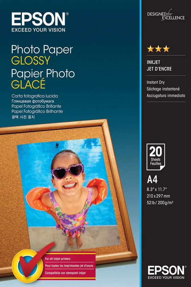 Epson Papel Foto A4 20fhs 200grs