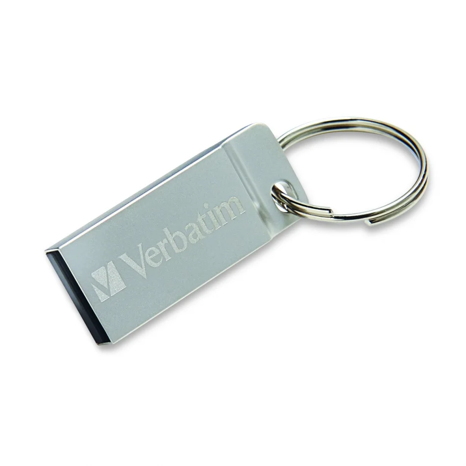Usb-Stick  64gb Verbatim 2.0 Metal Executive Silver Retail