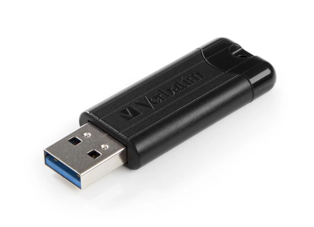 Usb-Stick 256gb Verbatim 3.2 Pin Stripe Black Retail