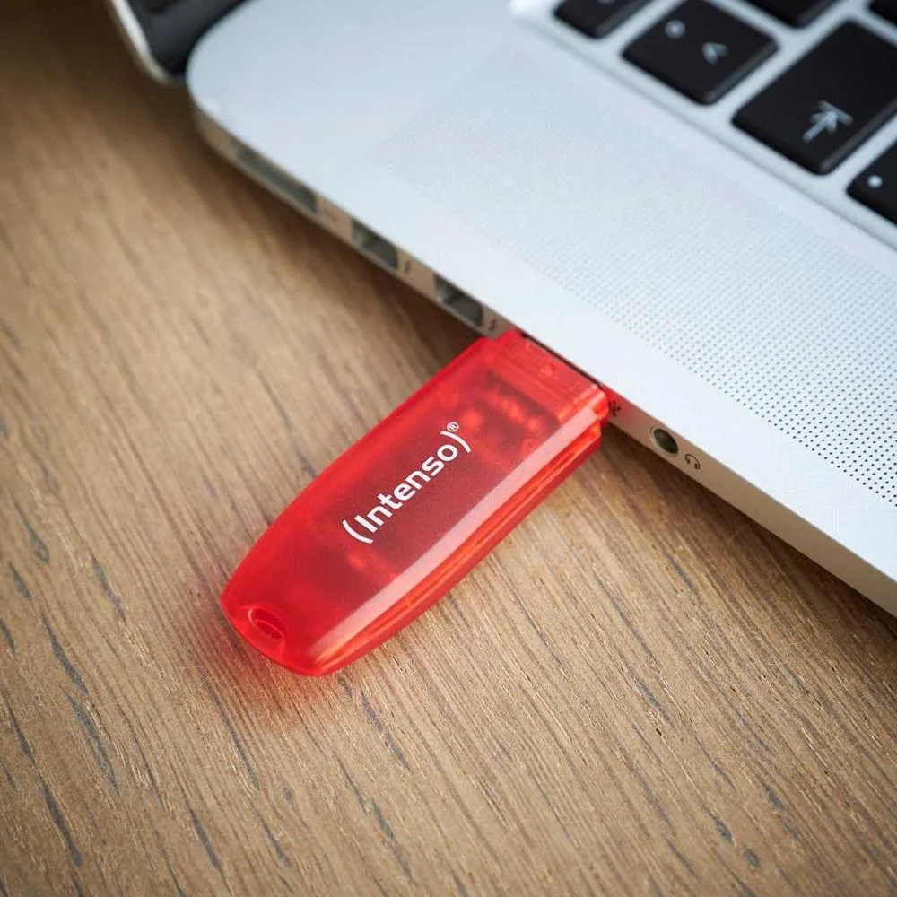 Mem&oacute;ria Usb Intenso Rainbow Line 128 Gb