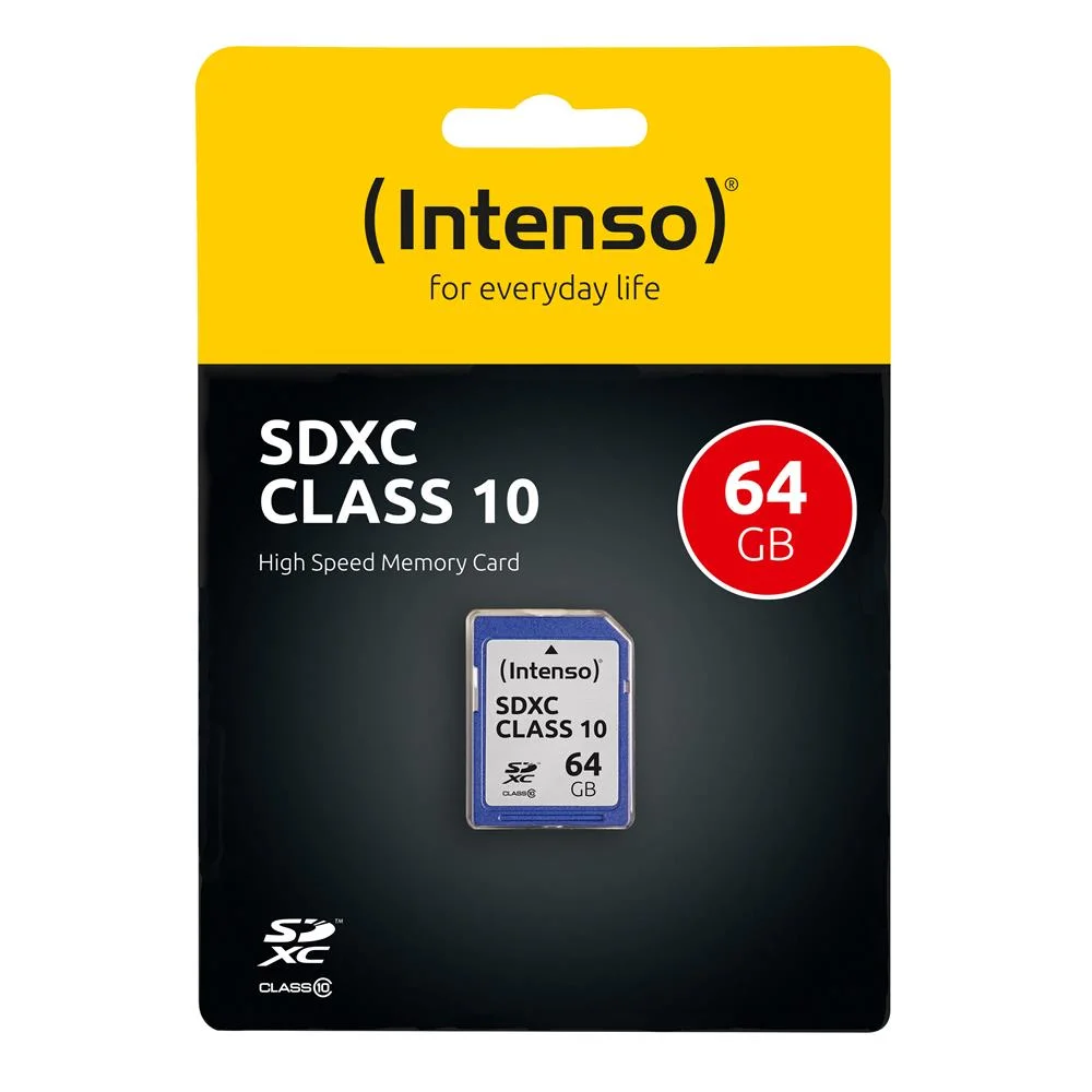 Sd Card 64gb Intenso Sdxc Class10
