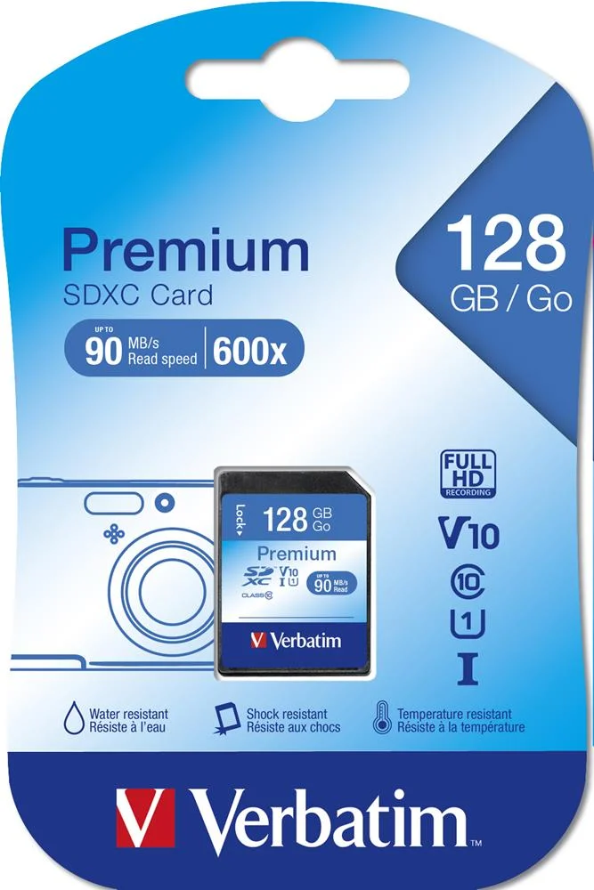 Verbatim SDXC Cart&atilde;o 128GB Classe 10
