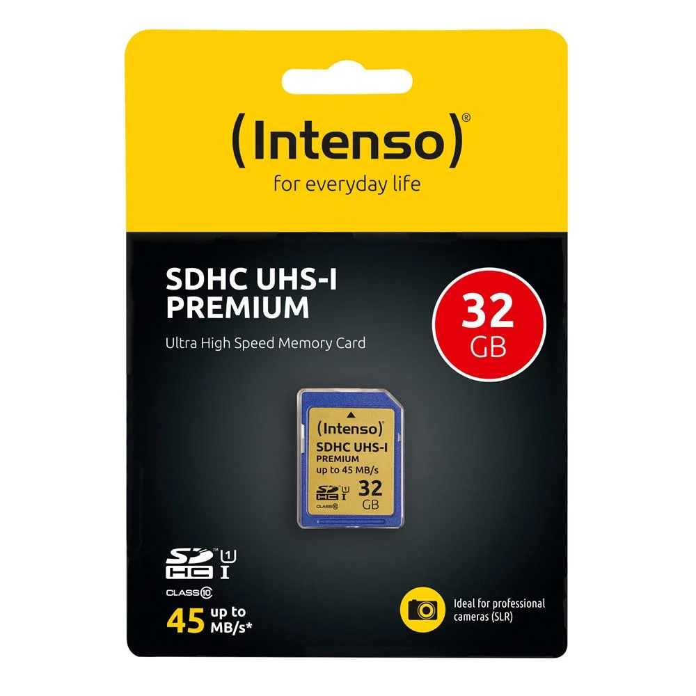 Intenso Premium - Flash Memory Card - 32 Gb - Sdhc Uhs-I