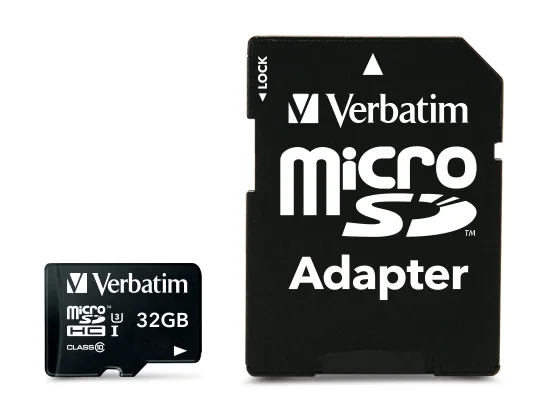 Sd Microsd Card  32gb Verbatim Sdhc Pro Class 10 + Adapter Retail