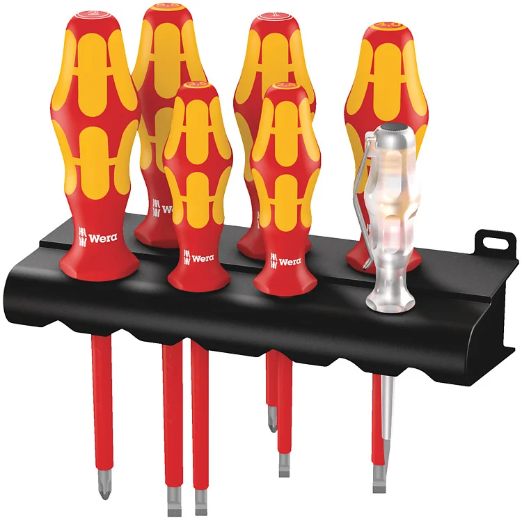 Conjunto de Chaves de Fenda Wera 160i / 7 Rack
