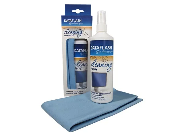Spray e Pano de Microfibra para Ecr&atilde;s