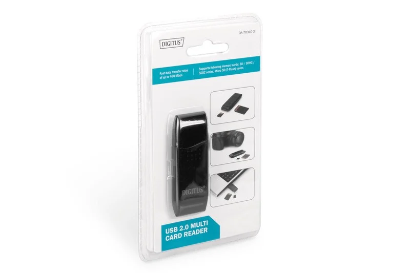 Digitus Card Reader 56-In-1 Usb2.0, Schwarz