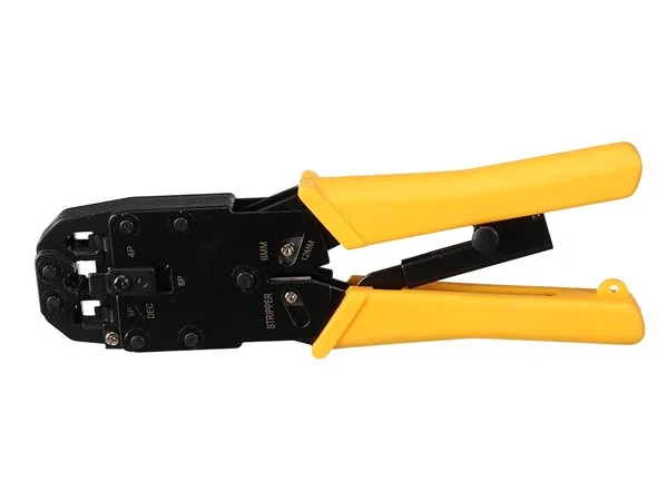Ferramenta de Engaste Profissional para Conectores Modulares Rj10 - Rj11 - Rj12 - Rj45