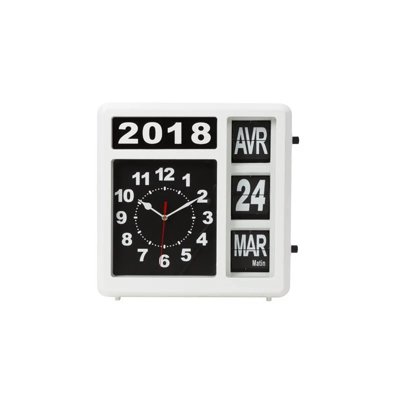 Reloj de Pared Con Calendario