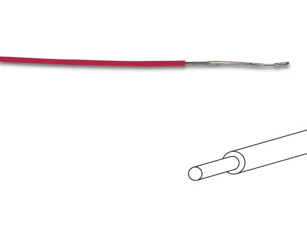 Fio de Liga&ccedil;&atilde;o  1.4 Mm 0.2 Mm&sup2; Unifilar Vermelho