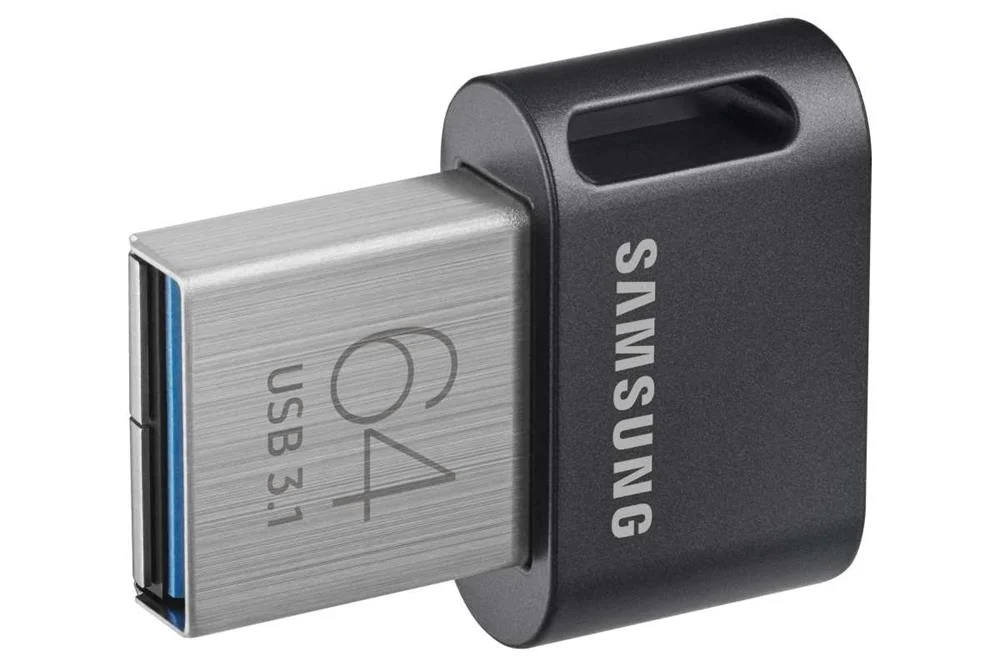 Mem&oacute;ria Usb 3.1 Samsung Muf-64ab Preto Prateado 64 Gb 