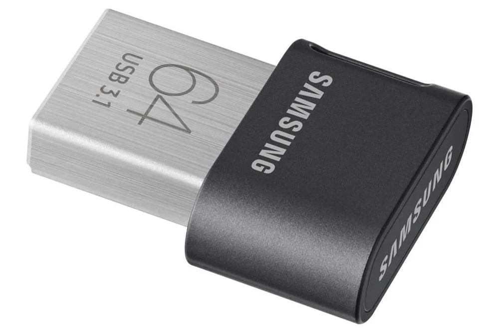 Mem&oacute;ria Usb 3.1 Samsung Muf-64ab Preto Prateado 64 Gb 