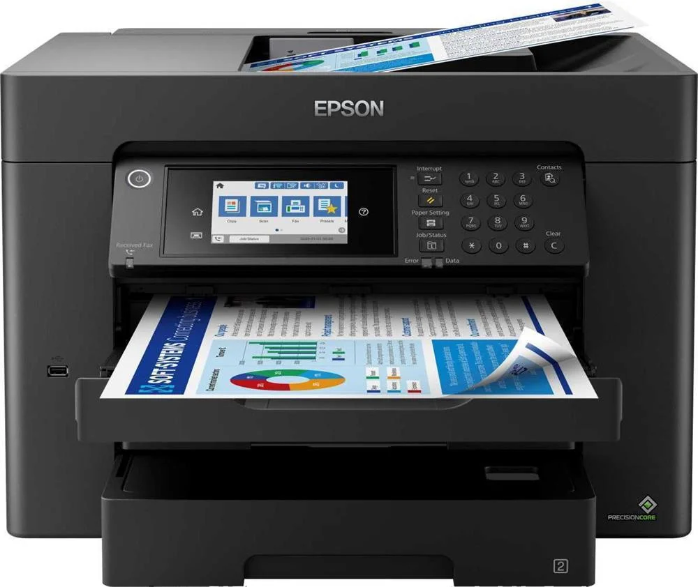 Impressora Jato de Tinta Workforce Wf-7840dtwf A3+ Multifun&ccedil;&otilde;es - Epson