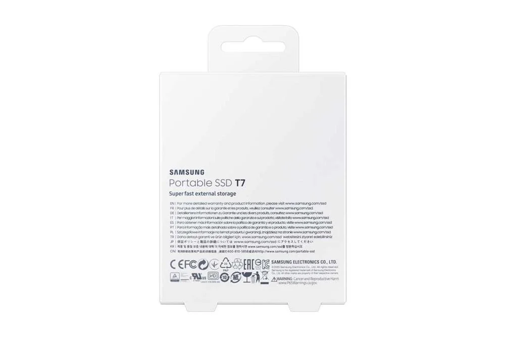 Samsung  T7  2000  Gb  Rojo
