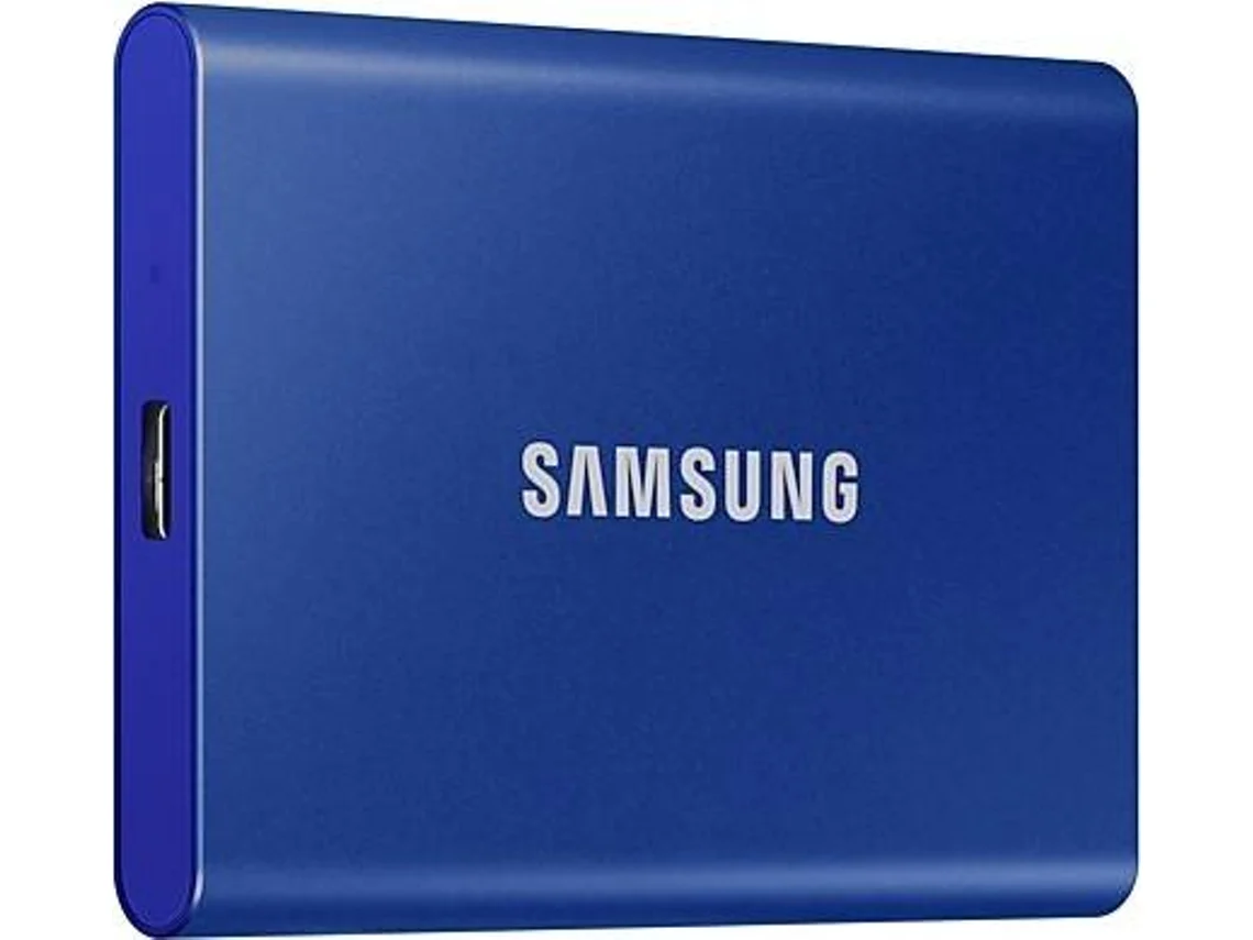Disco Externo SSD Samsung Portable T7 1tb  Usb 3.2   Azul