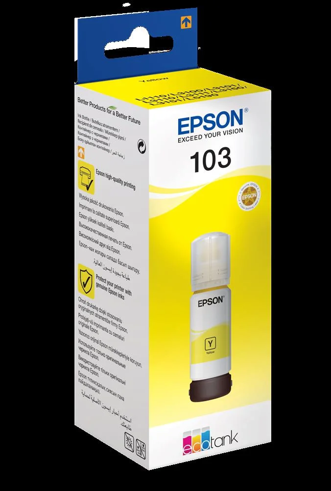 Botella de Tinta Original Epson N&ordm;103/ Amarillo