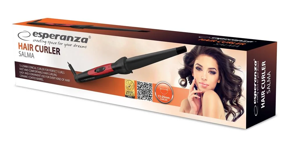 Esperanza Conical Hair Curler 13-25mm Salma