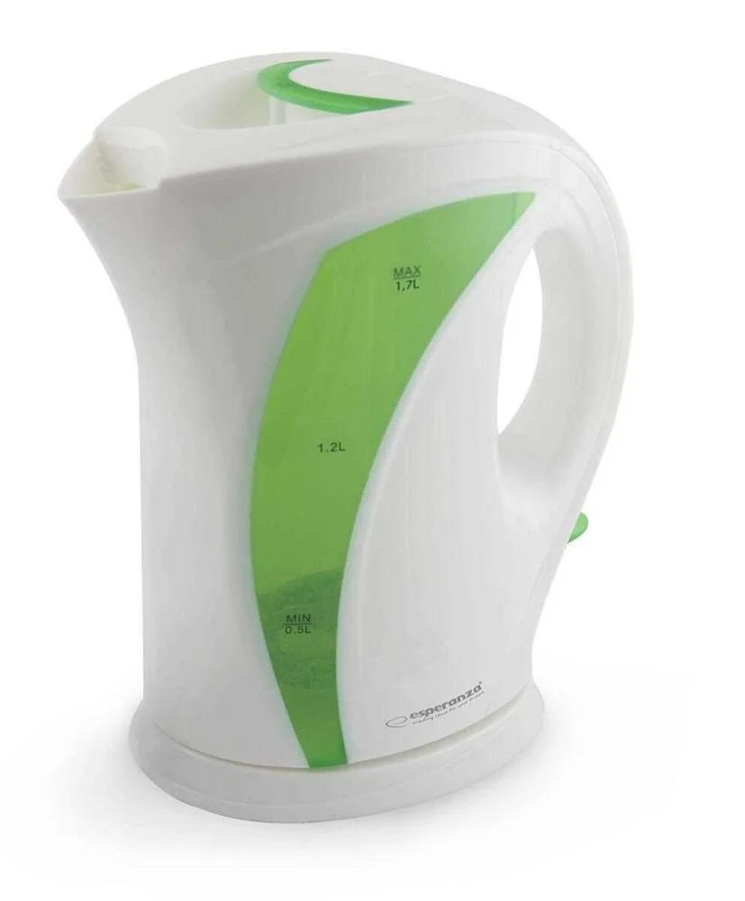 Hervidor El&eacute;ctrico Verde 1.7l Esperanza Ekk018g