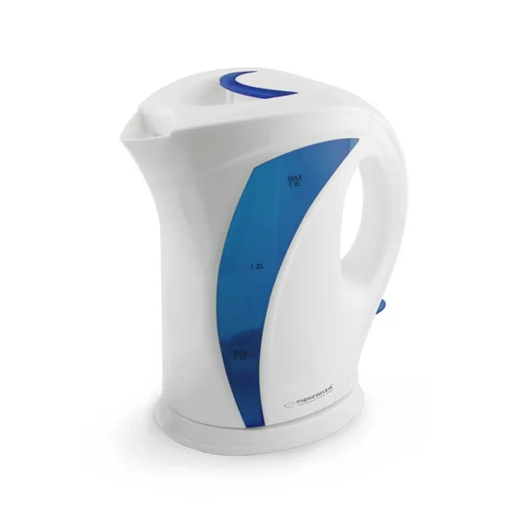 Chaleira Esperanza Ekk018g  Azul Branco Pl&aacute;stico 2200 W 1,7 L 