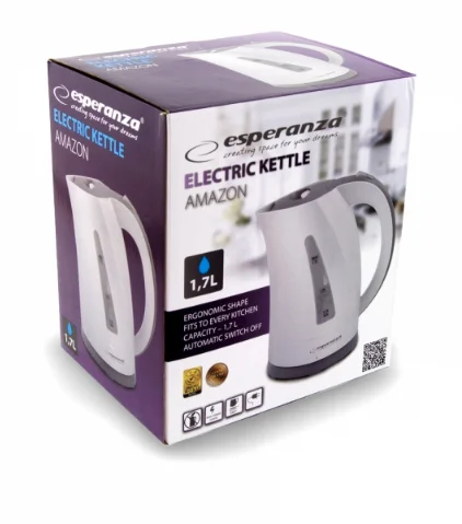 Chaleira El&eacute;ctrica 1,7 L Branca Esperanza Ekk022
