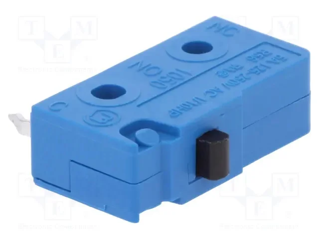 Microinterruptor Snap Action, Sem Alavanca, Spdt, 5a/250vac