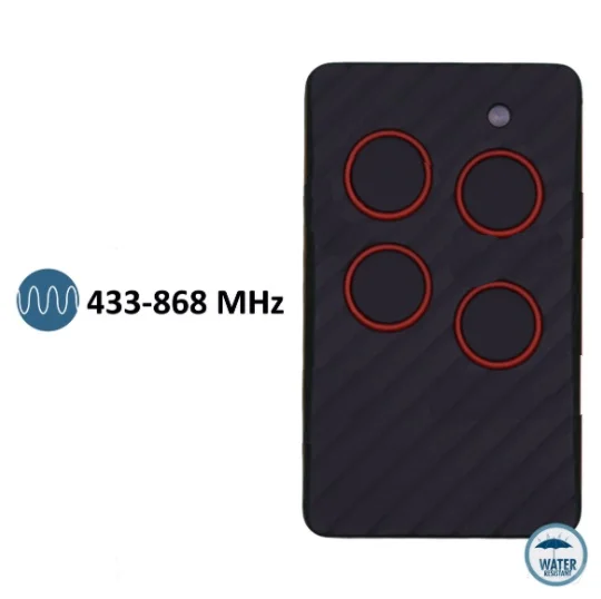 Emissor Compat&iacute;vel 4 Canais 433-868mhz