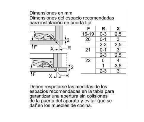 Frigor&iacute;fico Combinado de Encastre 265L Classe A++