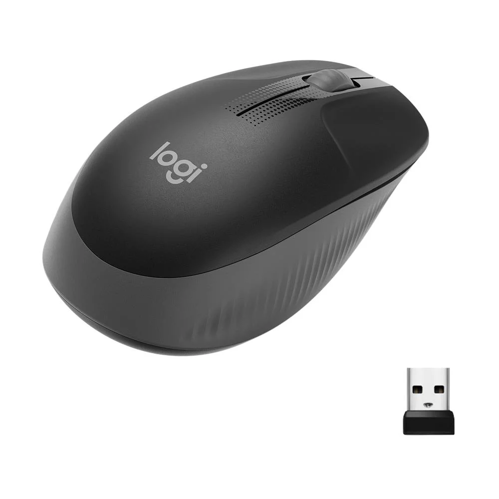 Rato &Oacute;ptico Logitech M190 Full-Size Wireless Mouse 1000dpi Preto
