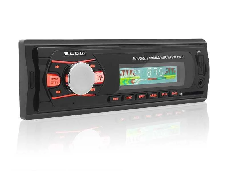 Auto-Radio 4x45w Mp3 C/ Fm/Mmc/Sd/Usb/Aux - Blow