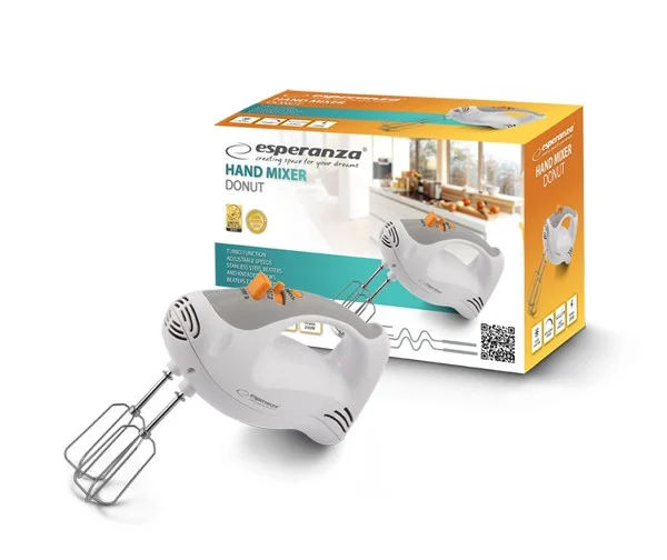 Batedeira Manual  Esperanza Donut 250w Branca