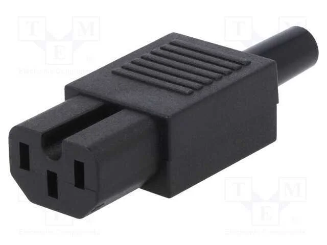 Conector: de Alimenta&ccedil;&atilde;o, Ficha, F&ecirc;mea, 10a, 250vac, Iec 60320, C15