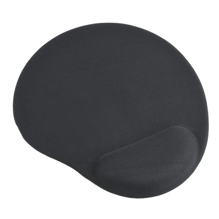 Tapete de Rato em Gel com Suporte de Pulso, Preto