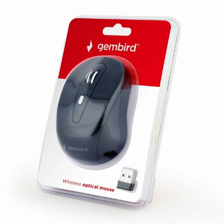 Gembird Musw-6b-01 Mouse Right-Hand Rf Wireless Optical 1600 Dpi