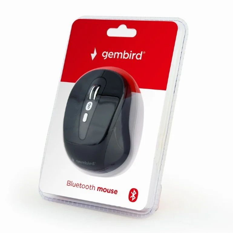 Rato &Oacute;ptico Bluetooth Muswb-6b-01 1600 Dpi Preto - Gembird