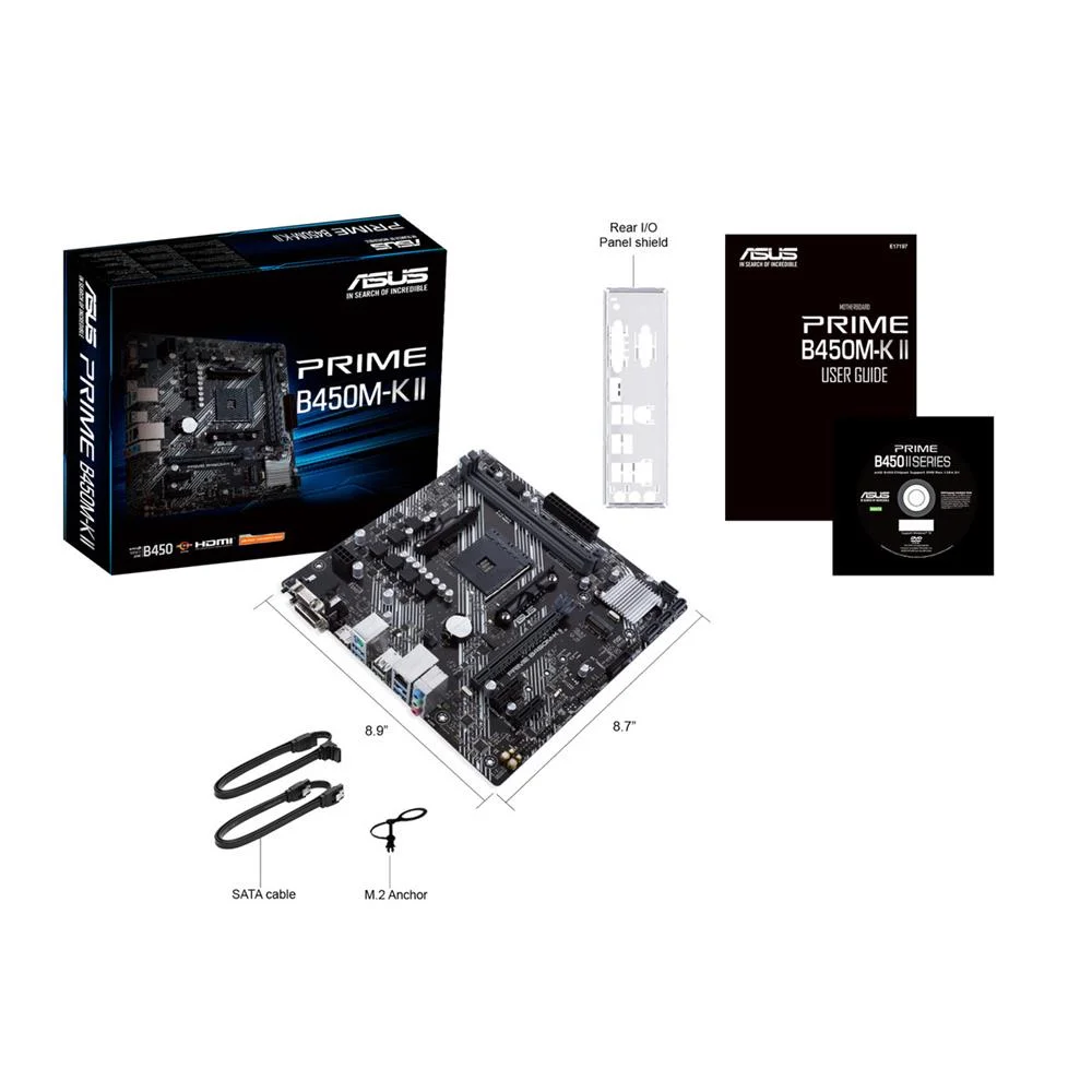 Motherboard Micro Atx Prime B450m-K Ii - Asus