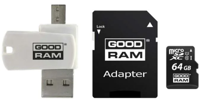Cart&atilde;o de Mem&oacute;ria Micro Sd com Adaptador Goodram