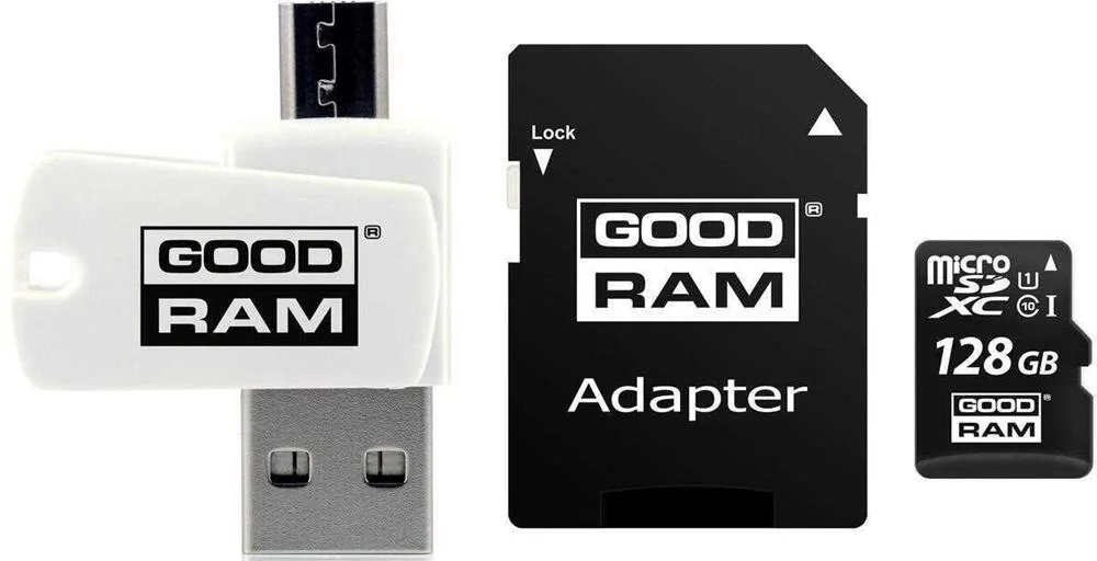 Cart&atilde;o de Mem&oacute;ria Microsd 128gb + Adaptador + Pen