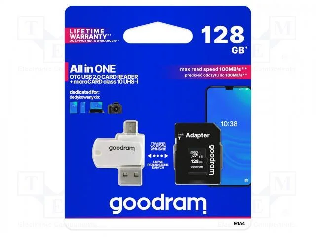 Cart&atilde;o de Mem&oacute;ria Microsd 128gb + Adaptador + Pen