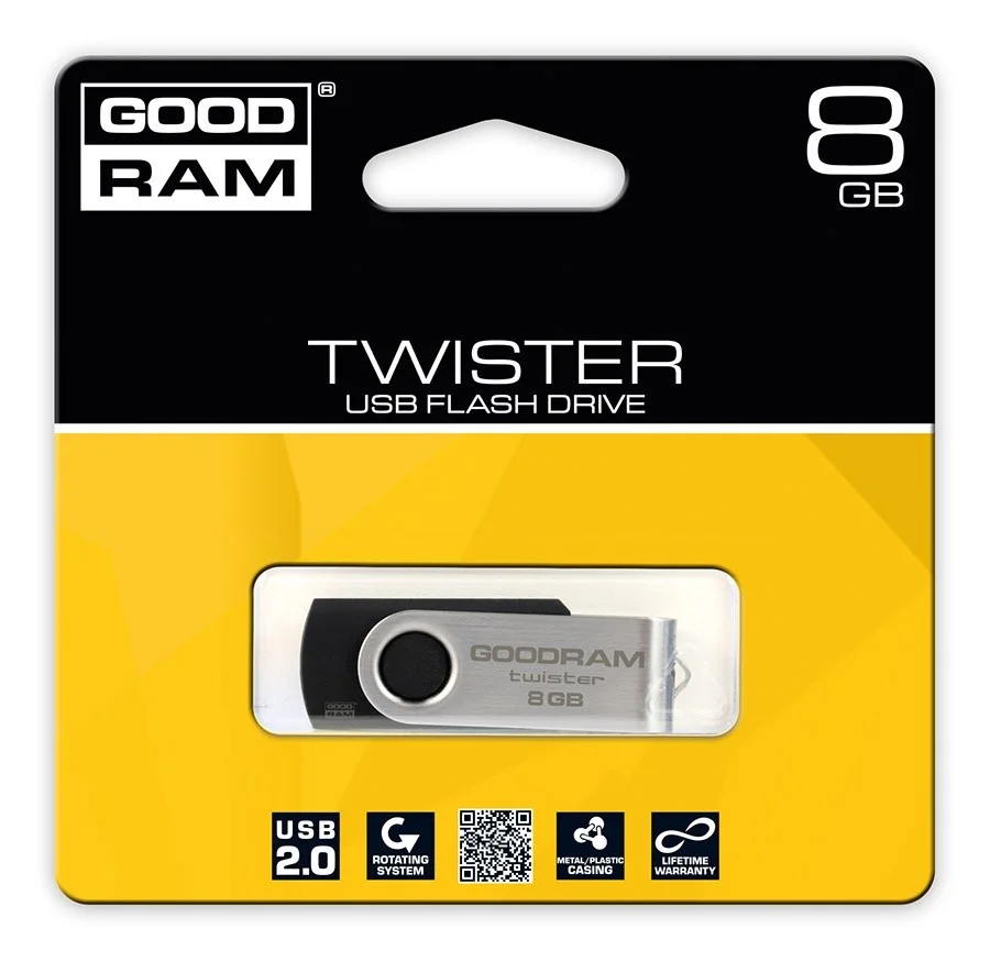 Pendrive Goodram Uts2 Usb 2.0 Preto