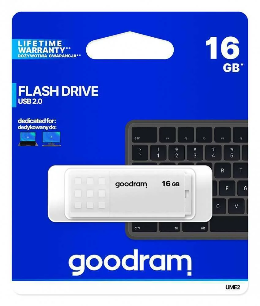 Goodram Ume2 Usb 2.0        16gb White