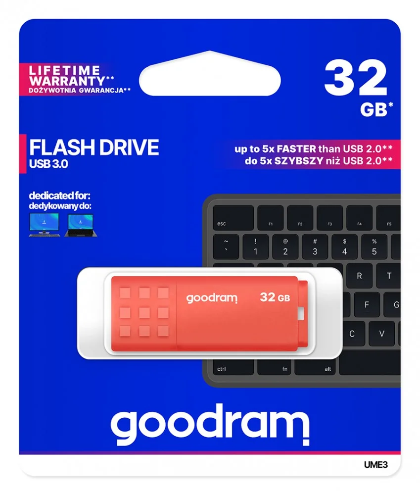 Goodram 32gb Usb 3.0 Usb Flash Drive Usb Type-A Orange