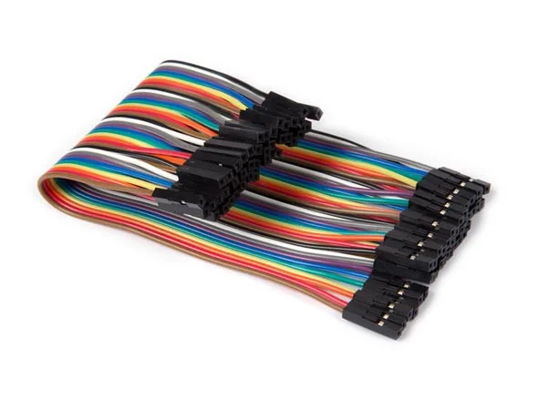 Fio Jumper F&ecirc;mea-F&ecirc;mea 4 Pinos 15 Cm (Cabo Plano)