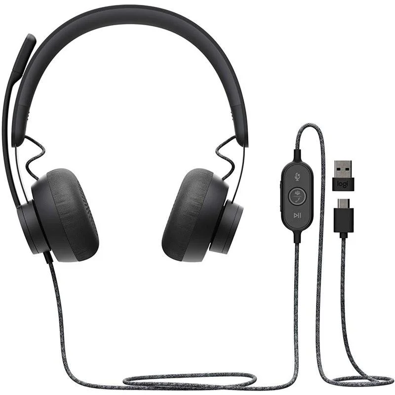 Auriculares Micro Logitech Zone Wired Negro Diade.