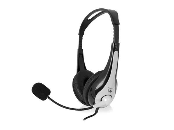 Ewent Headset Pro With Mic And Volume Control Jac.