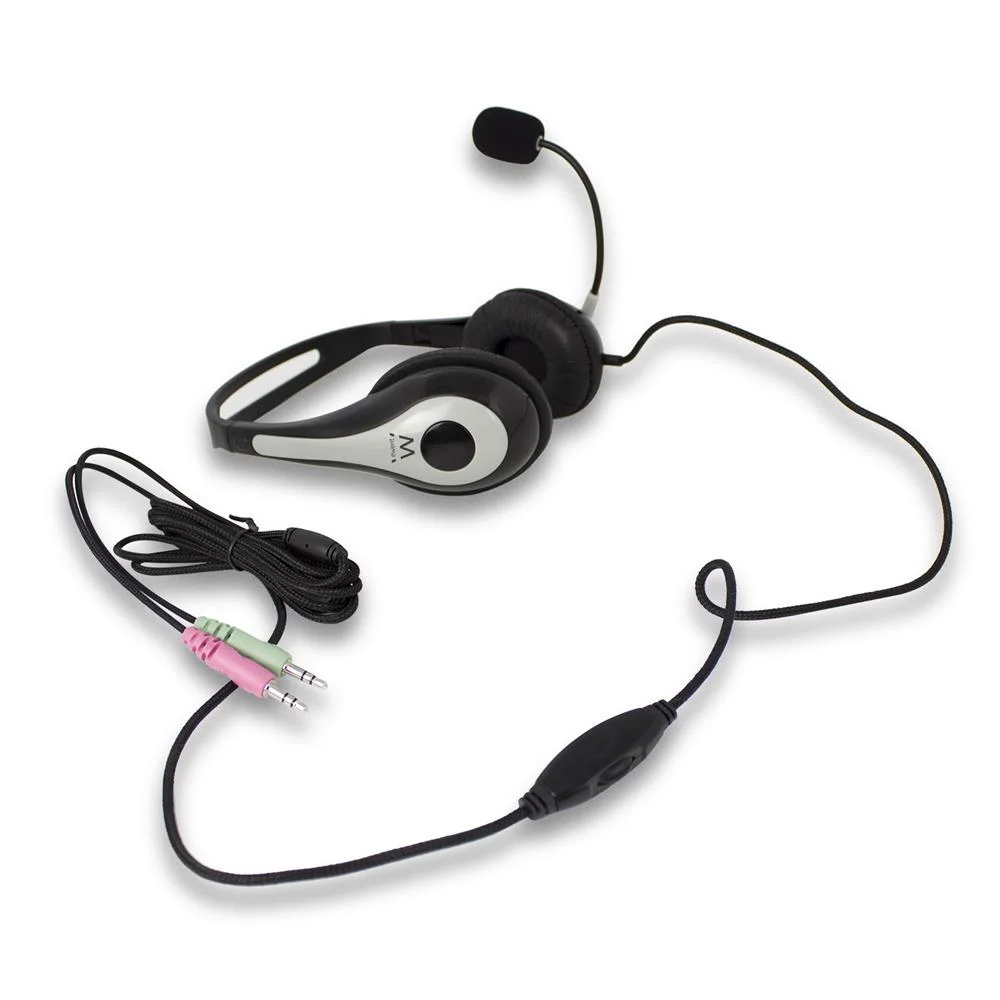 Ewent Headset Pro With Mic And Volume Control Jac.